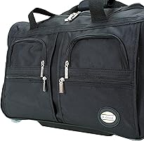 Amazon.com | Rockland Rolling Duffel Bag, Black, 22